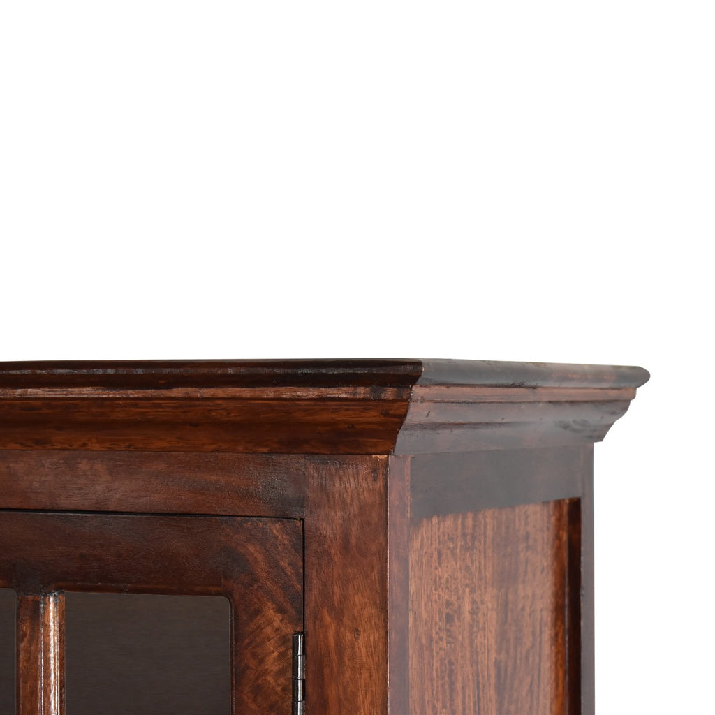 Glazed Cabinet, Cherry Finish