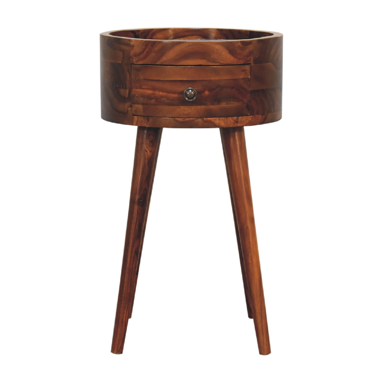 Alina 1 Drawer Honey Bedside