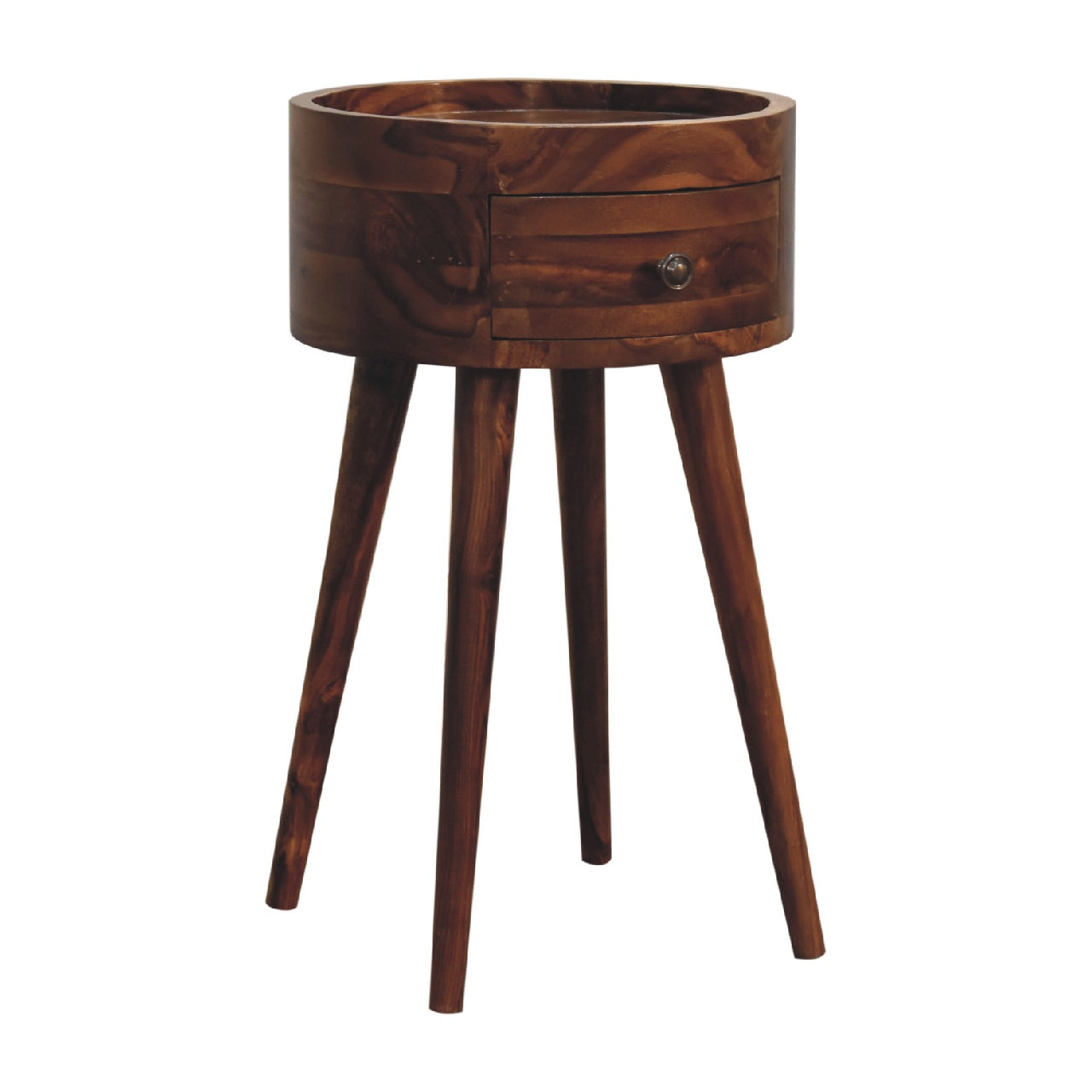 Alina 1 Drawer Honey Bedside
