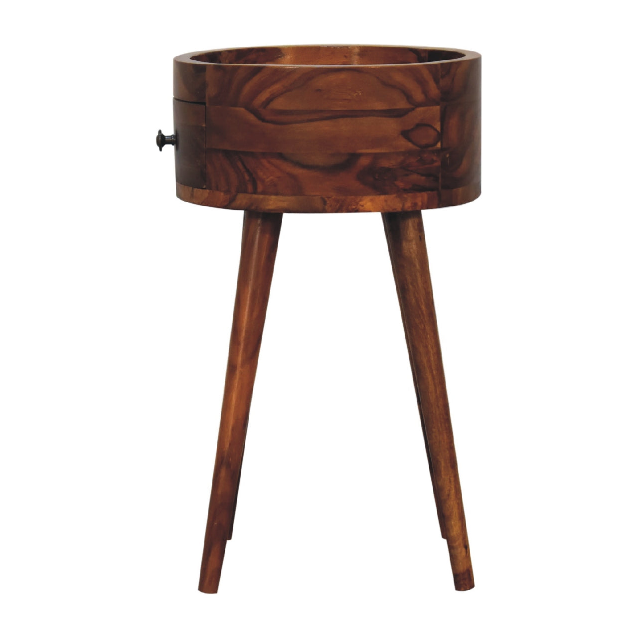Alina 1 Drawer Honey Bedside