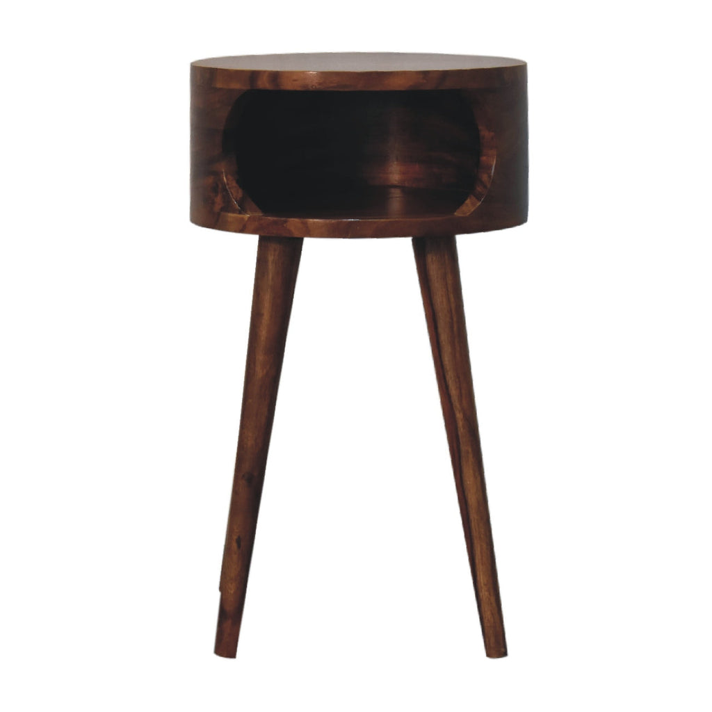 Alina Honey Finish Bedside Table
