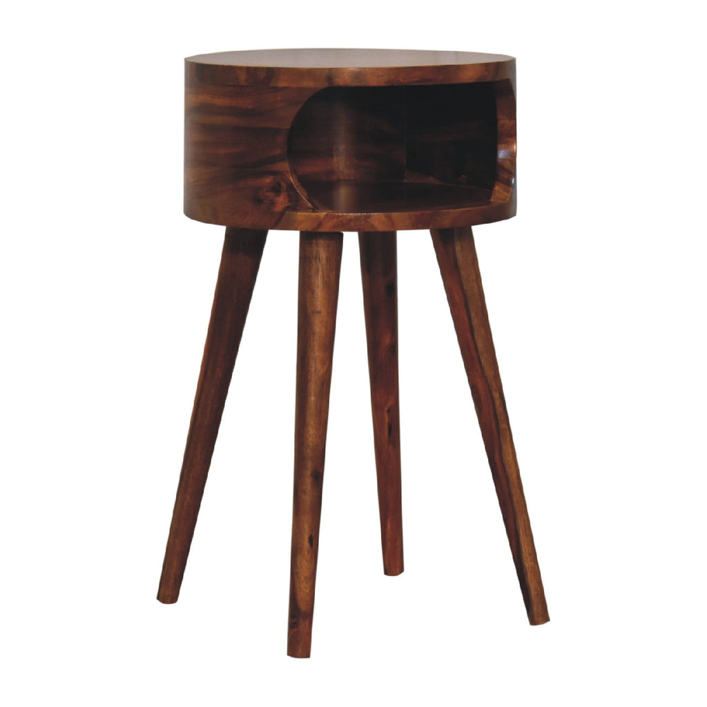 Alina Honey Finish Bedside Table