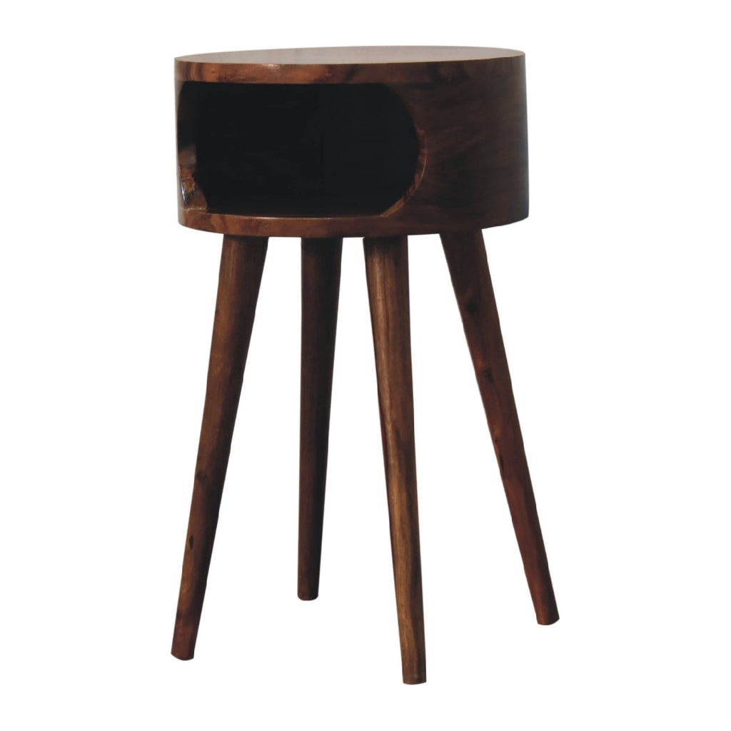 Alina Honey Finish Bedside Table