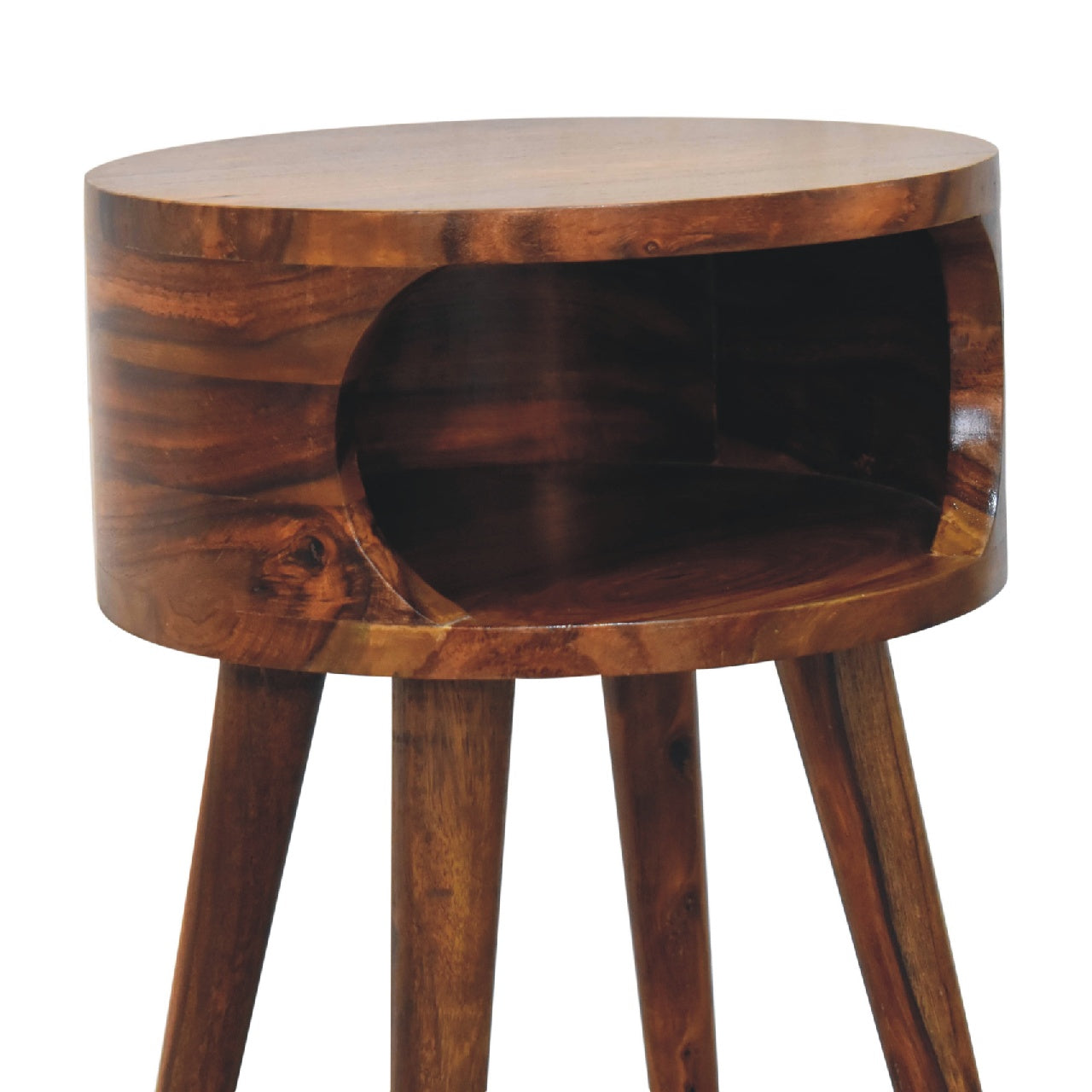 Alina Honey Finish Bedside Table
