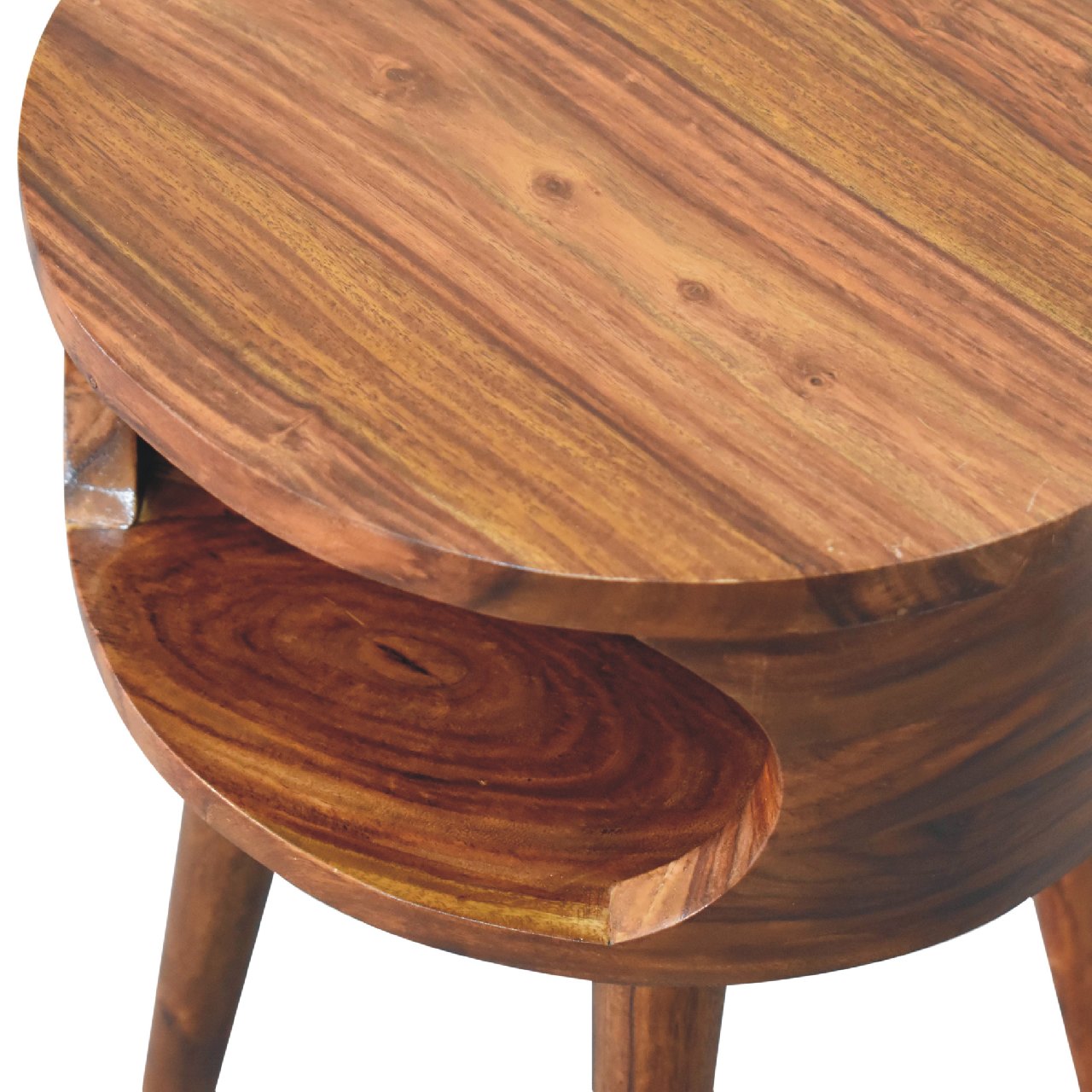 Alina Honey Finish Bedside Table
