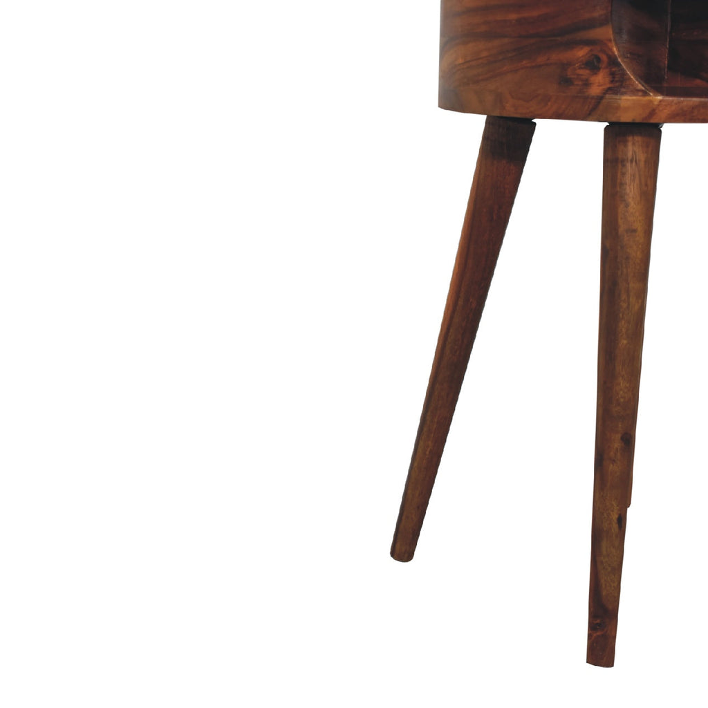 Alina Honey Finish Bedside Table