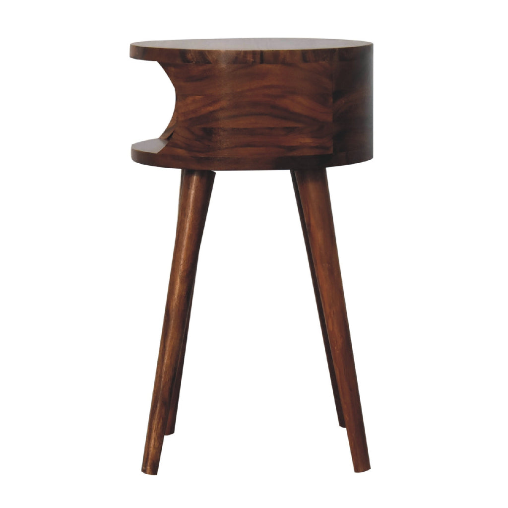 Alina Honey Finish Bedside Table