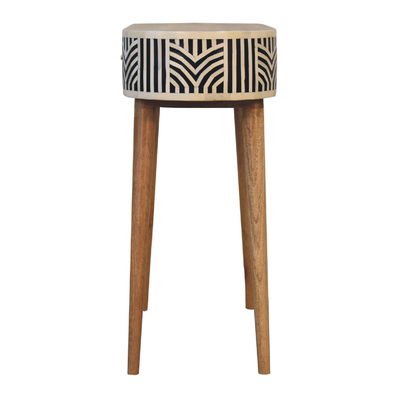 Edessa Console Table, Bone Inlay