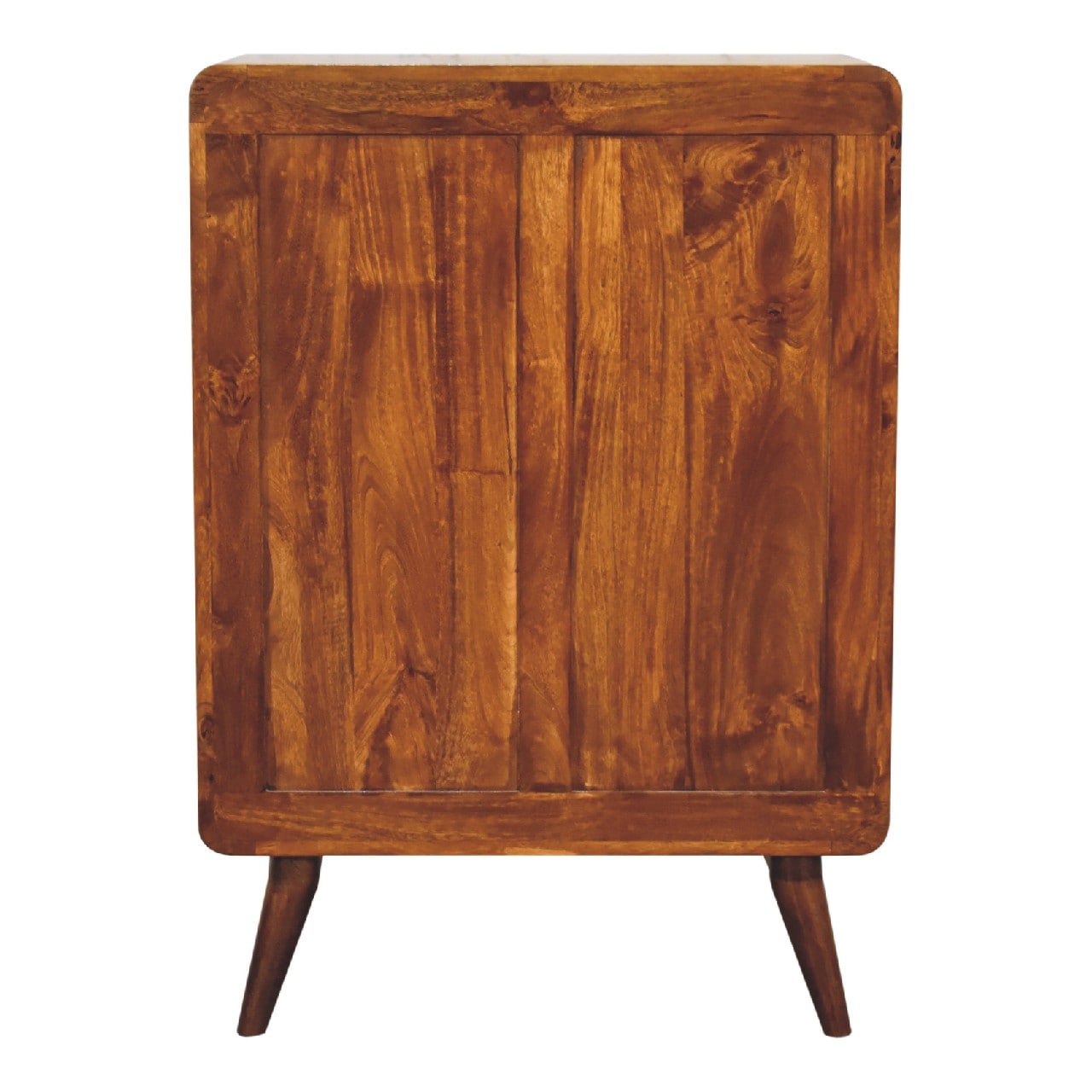Arto, 2 over 3 Drawer Chest, Chestnut