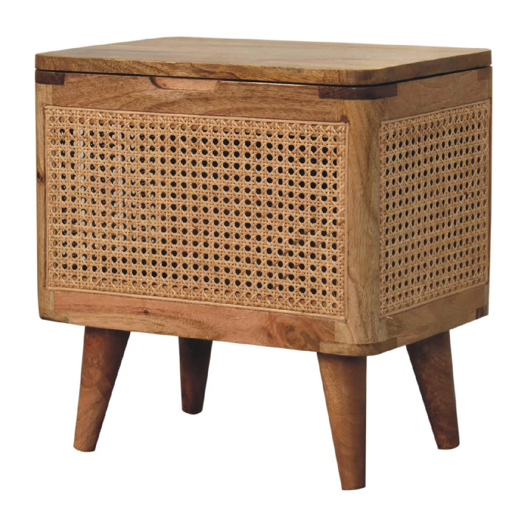 Woven Lid-up Storage Stool