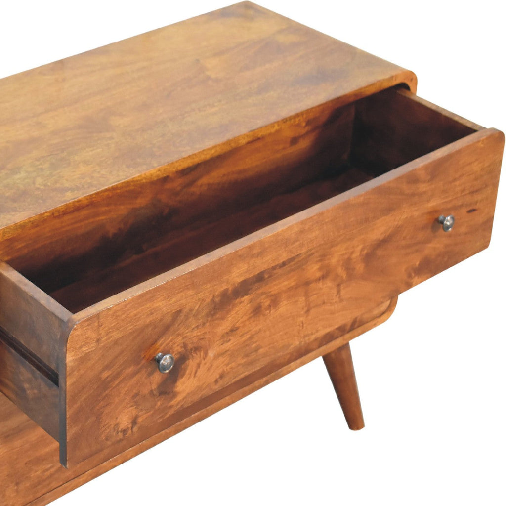 Arto, 2 Drawer Chest, Chestnut