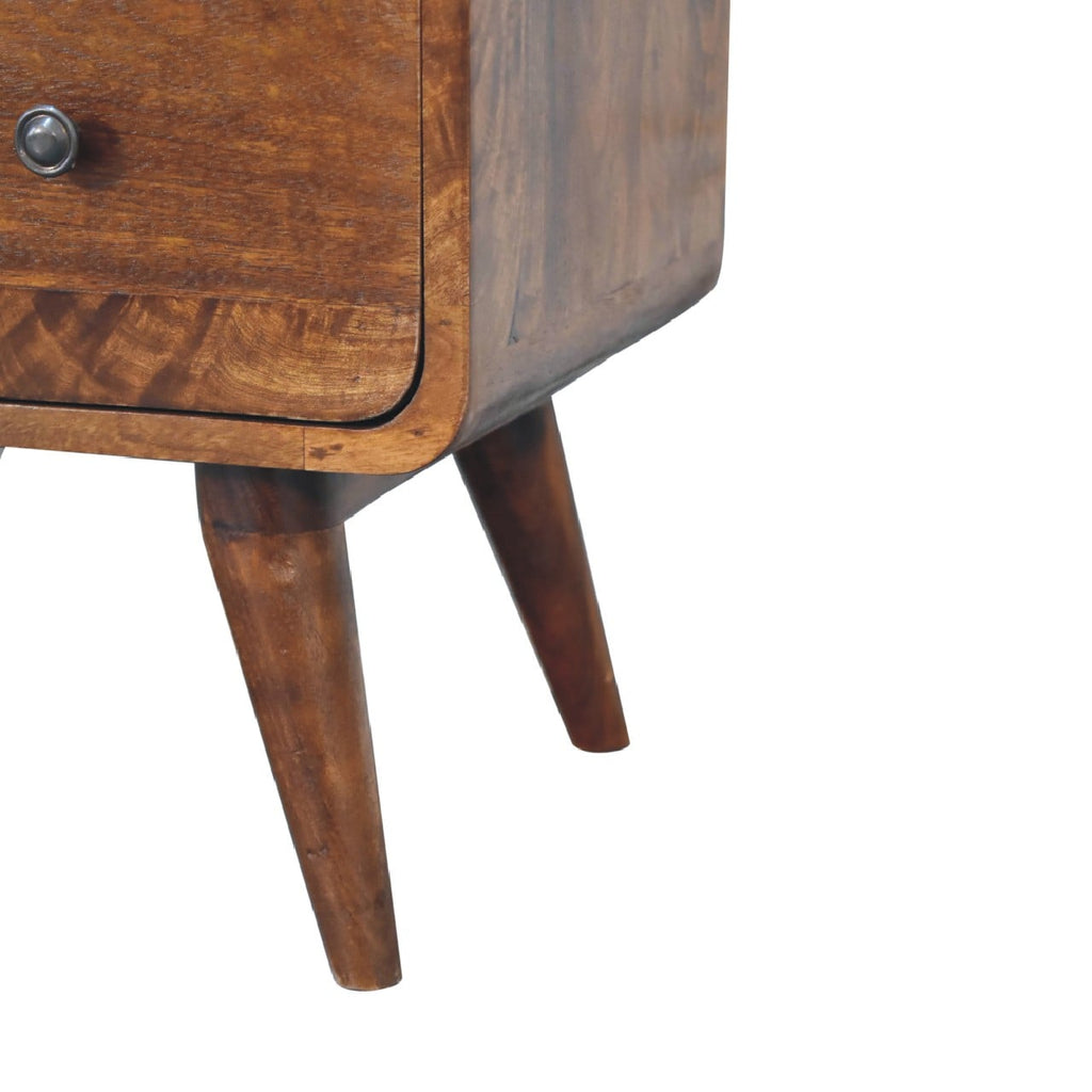 Arto, 2 Drawer Chest, Chestnut
