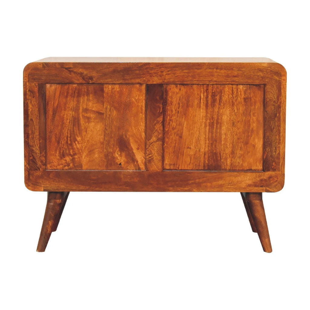 Arto, 2 Drawer Chest, Chestnut