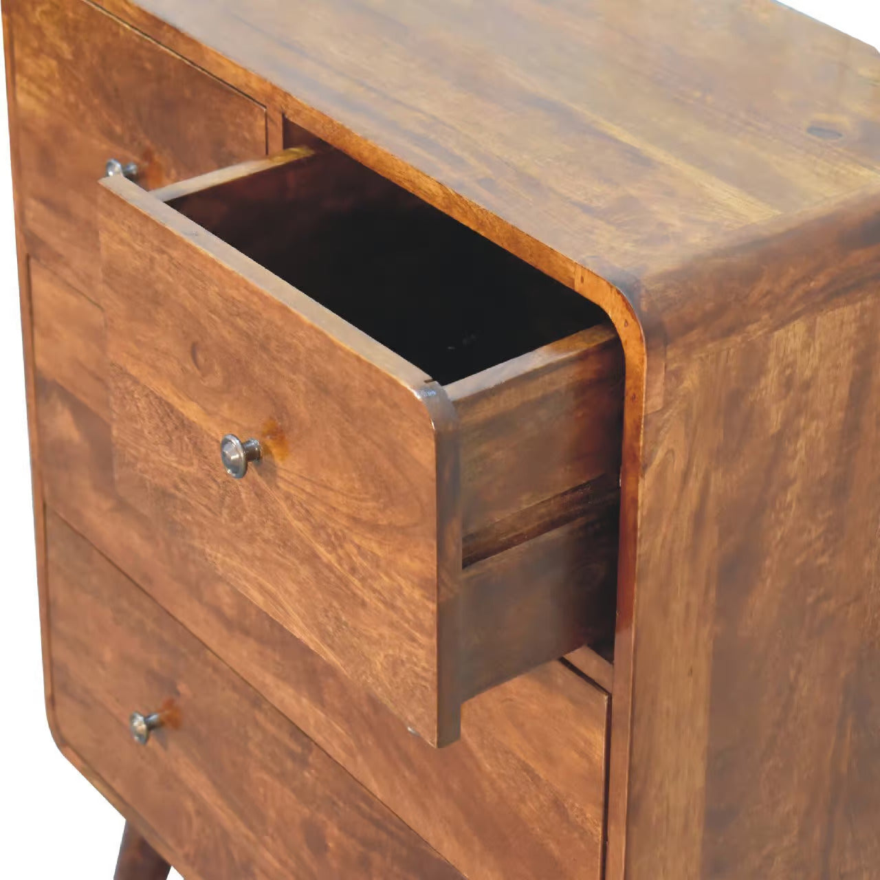 Arto,5 Drawer Chest, Chestnut