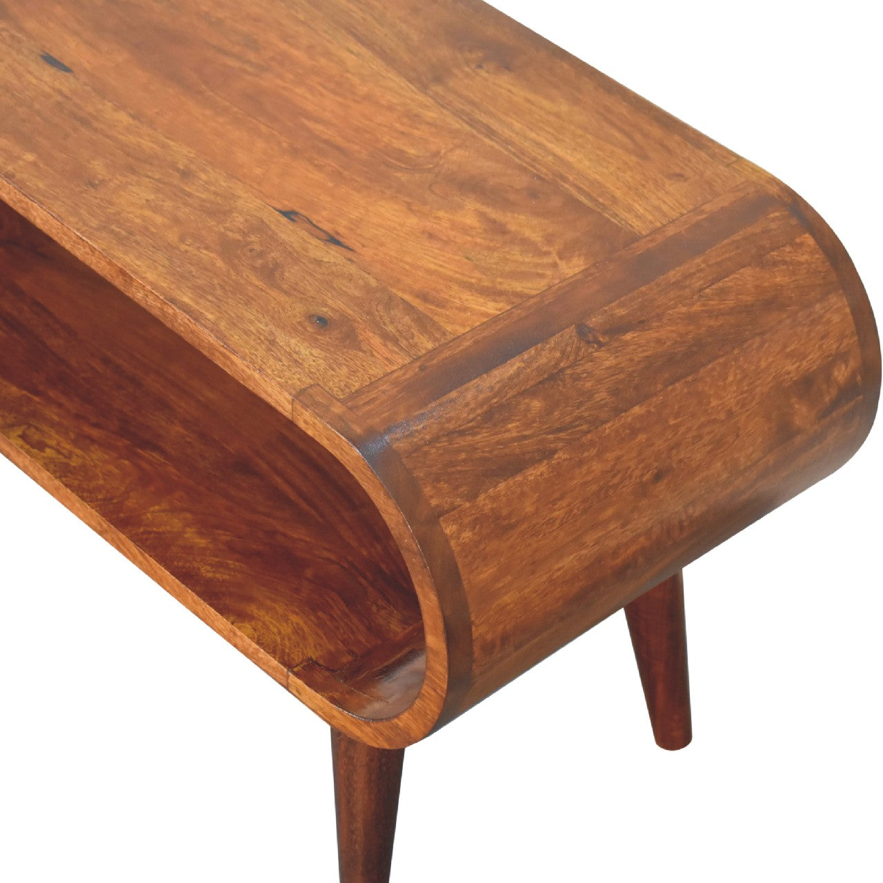 Amaya Nordic Coffee Table, Chestnut