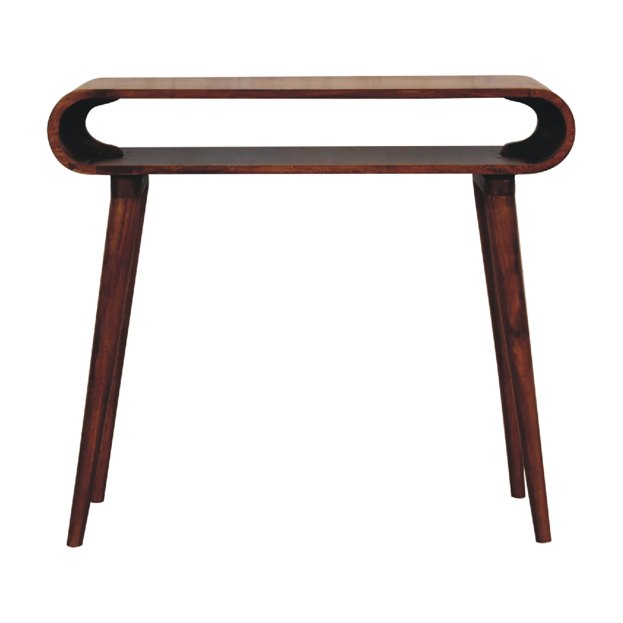 Amaya Console Table, Chestnut