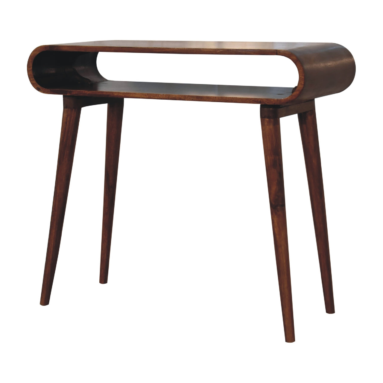 Amaya Console Table, Chestnut