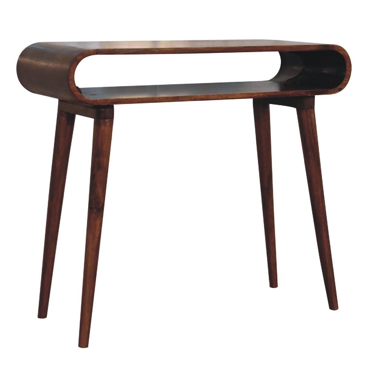 Amaya Console Table, Chestnut