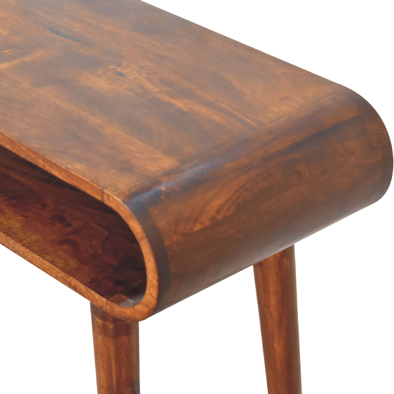 Amaya Console Table, Chestnut