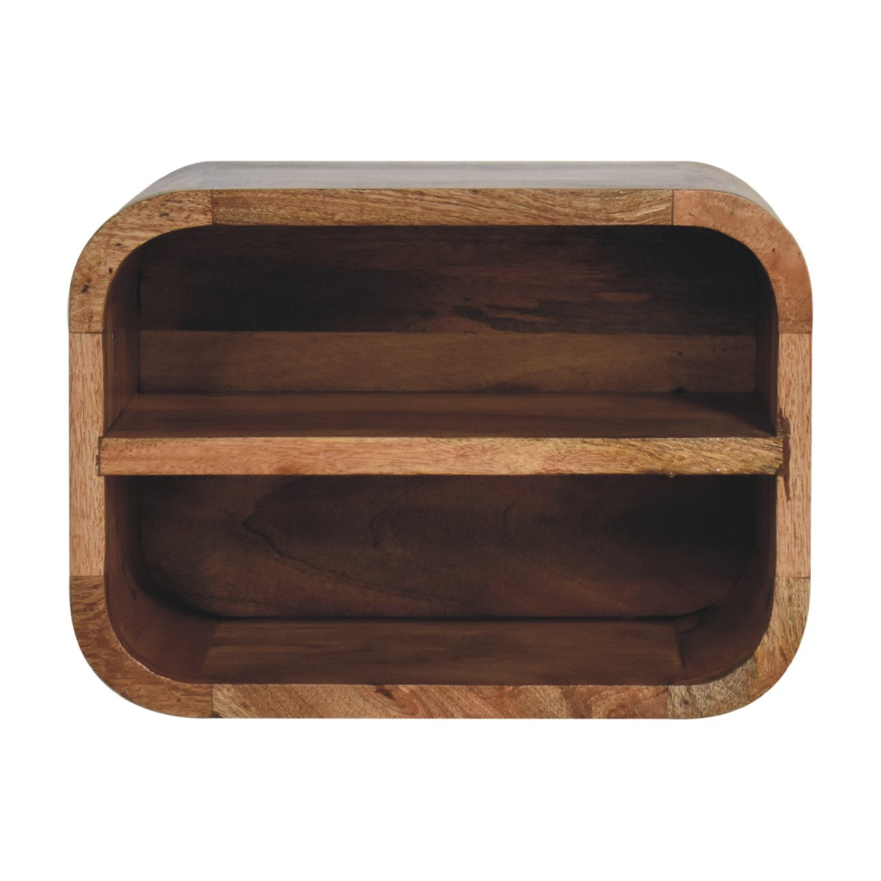 Arto Curved Floating Bedside Table