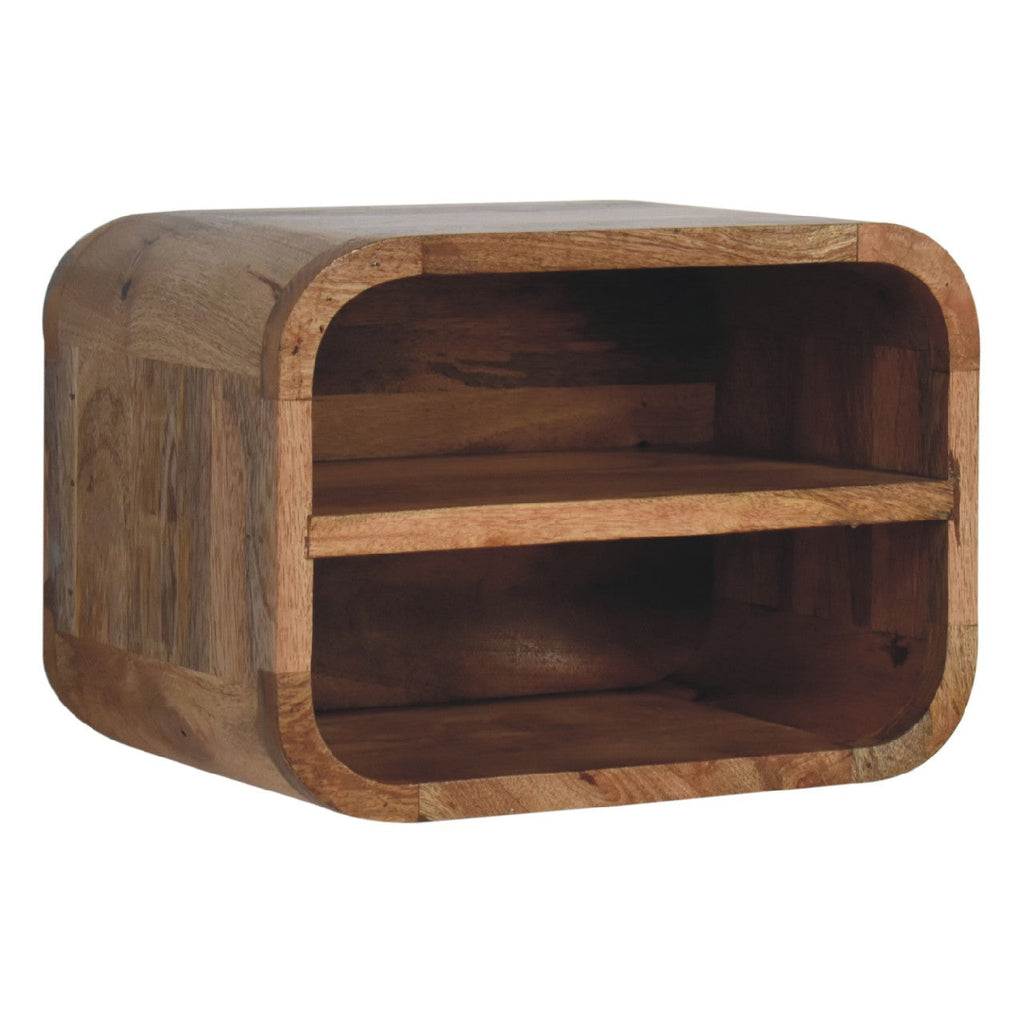 Arto Curved Floating Bedside Table