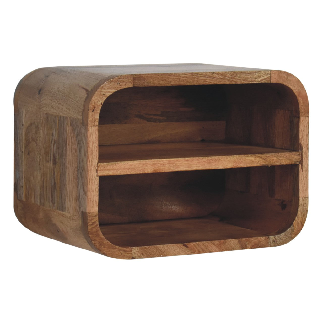 Arto Curved Floating Bedside Table