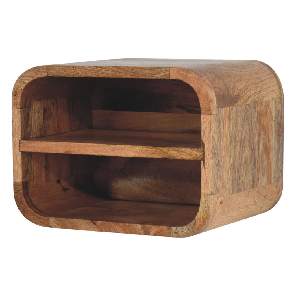 Arto Curved Floating Bedside Table