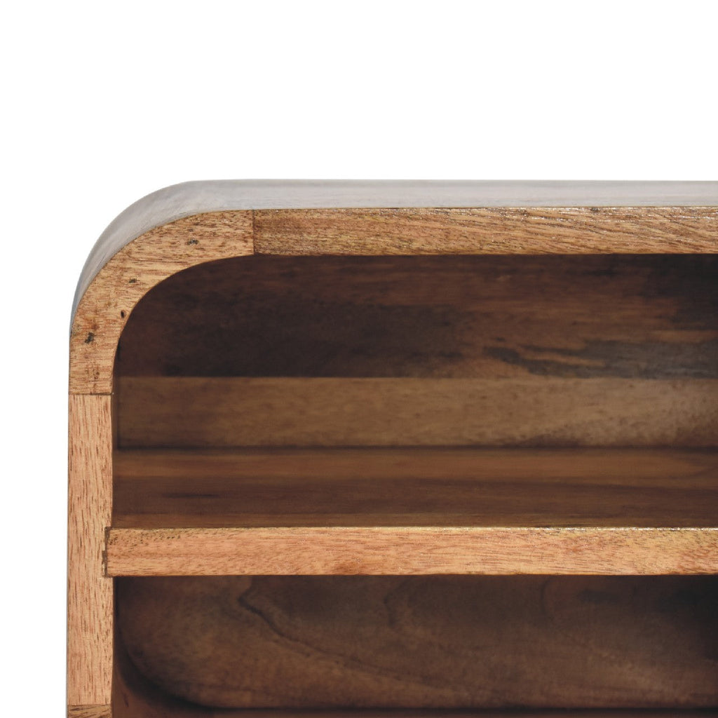 Arto Curved Floating Bedside Table