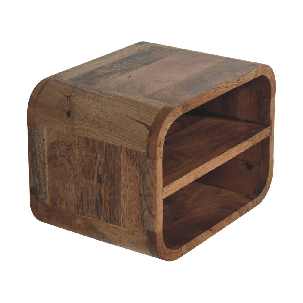Arto Curved Floating Bedside Table