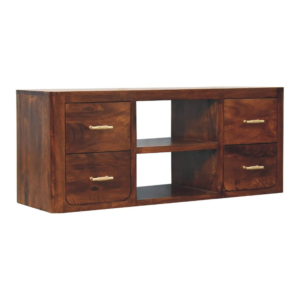Ivar TV Stand, Chestnut