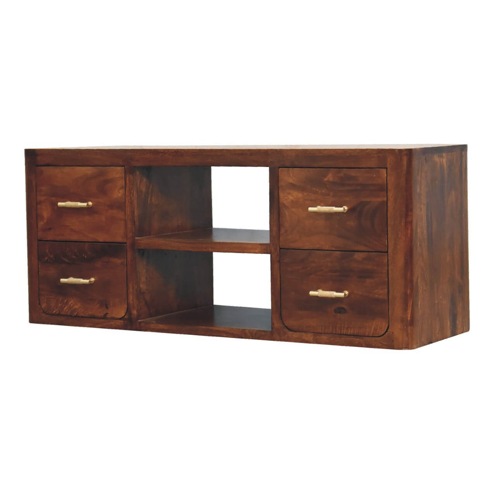 Ivar TV Stand, Chestnut