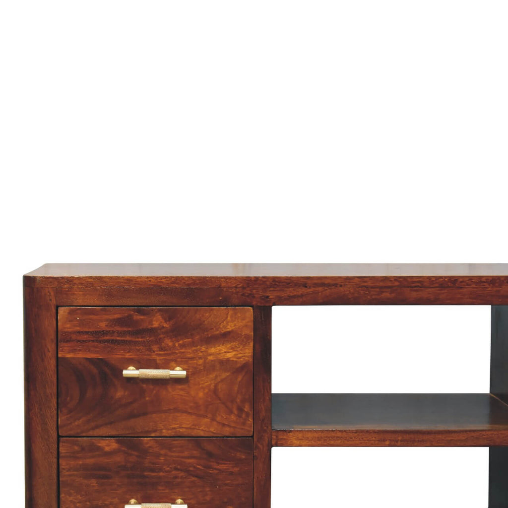 Ivar TV Stand, Chestnut