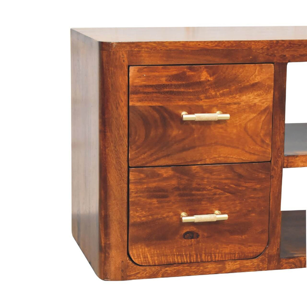 Ivar TV Stand, Chestnut