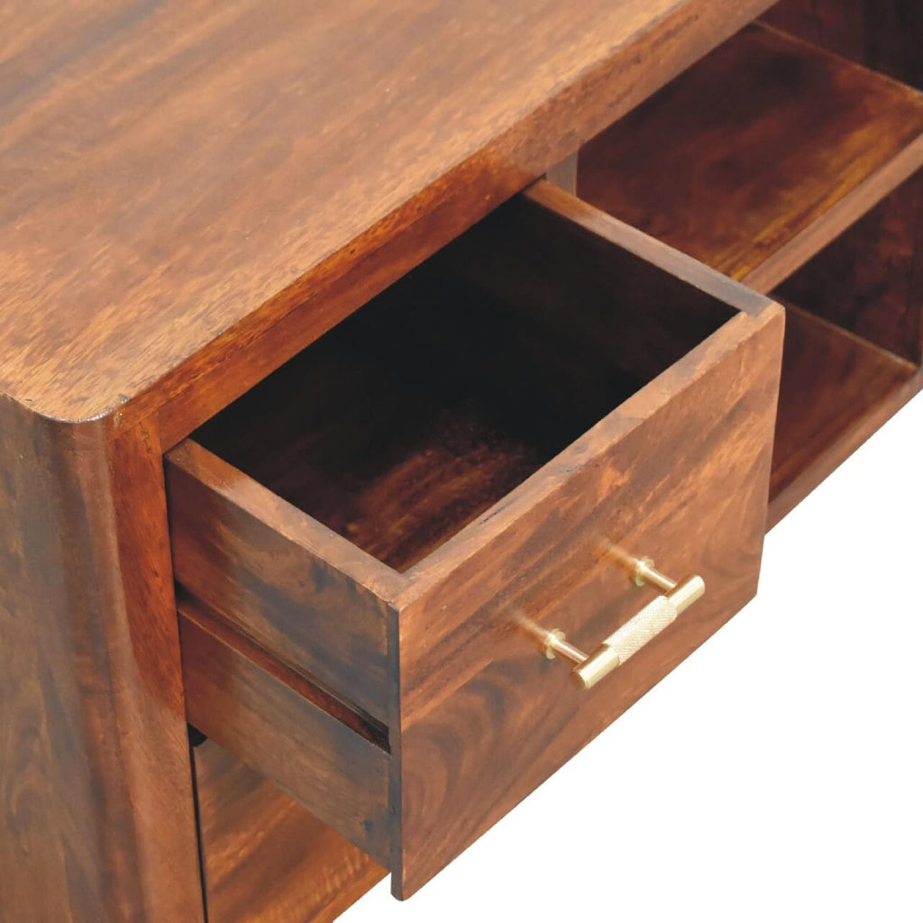 Ivar TV Stand, Chestnut