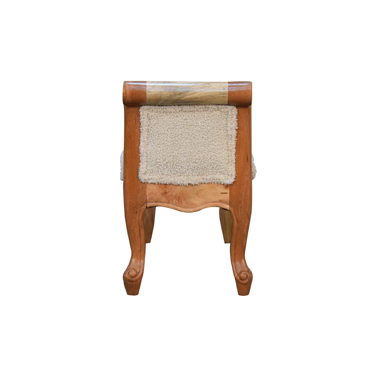 Bouclé French Inspired Bench