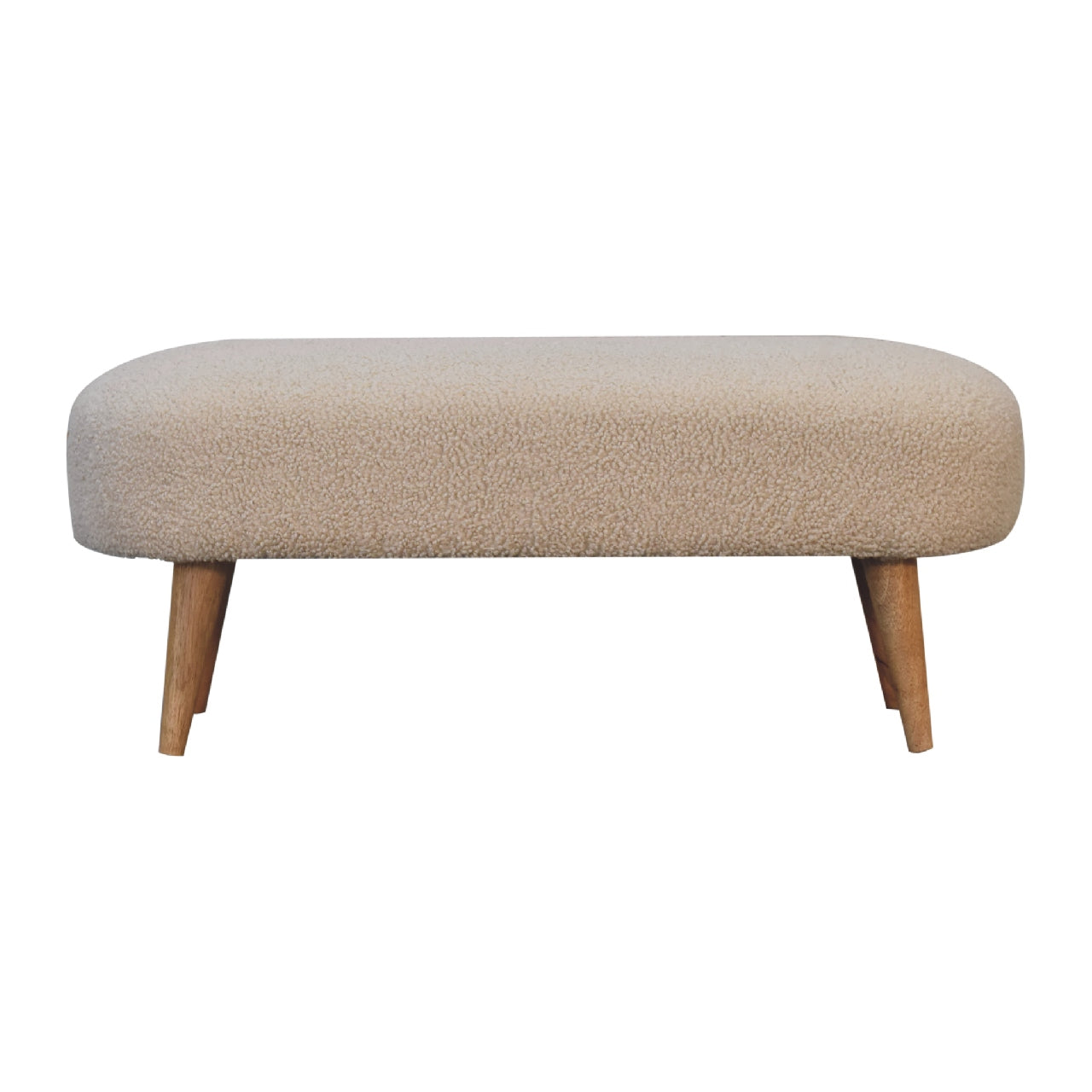 Bouclé Bench