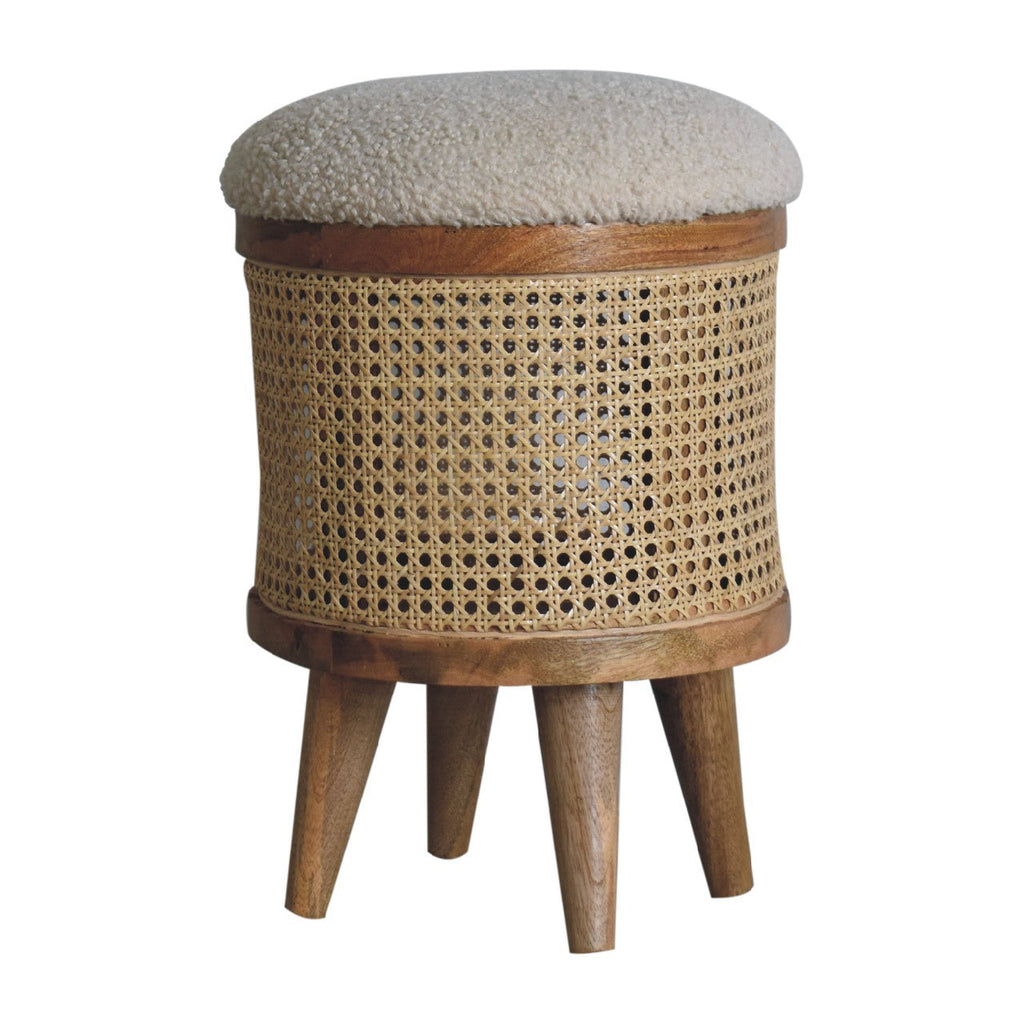 Larissa Lid-Up Boucle Stool