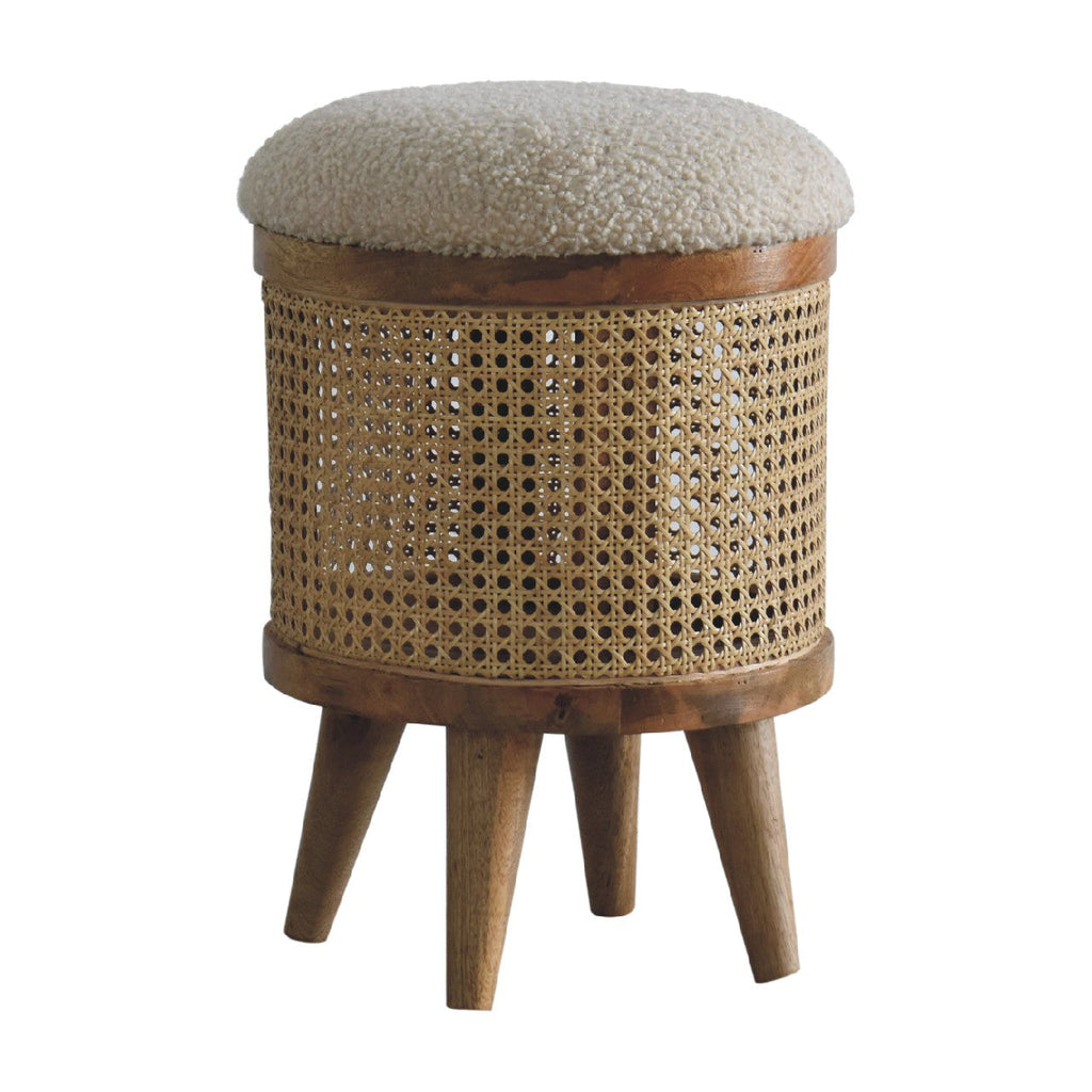 Larissa Lid-Up Boucle Stool