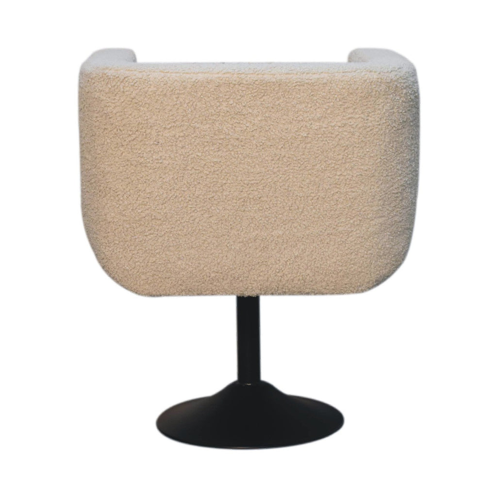 Boucle Swivel Chair