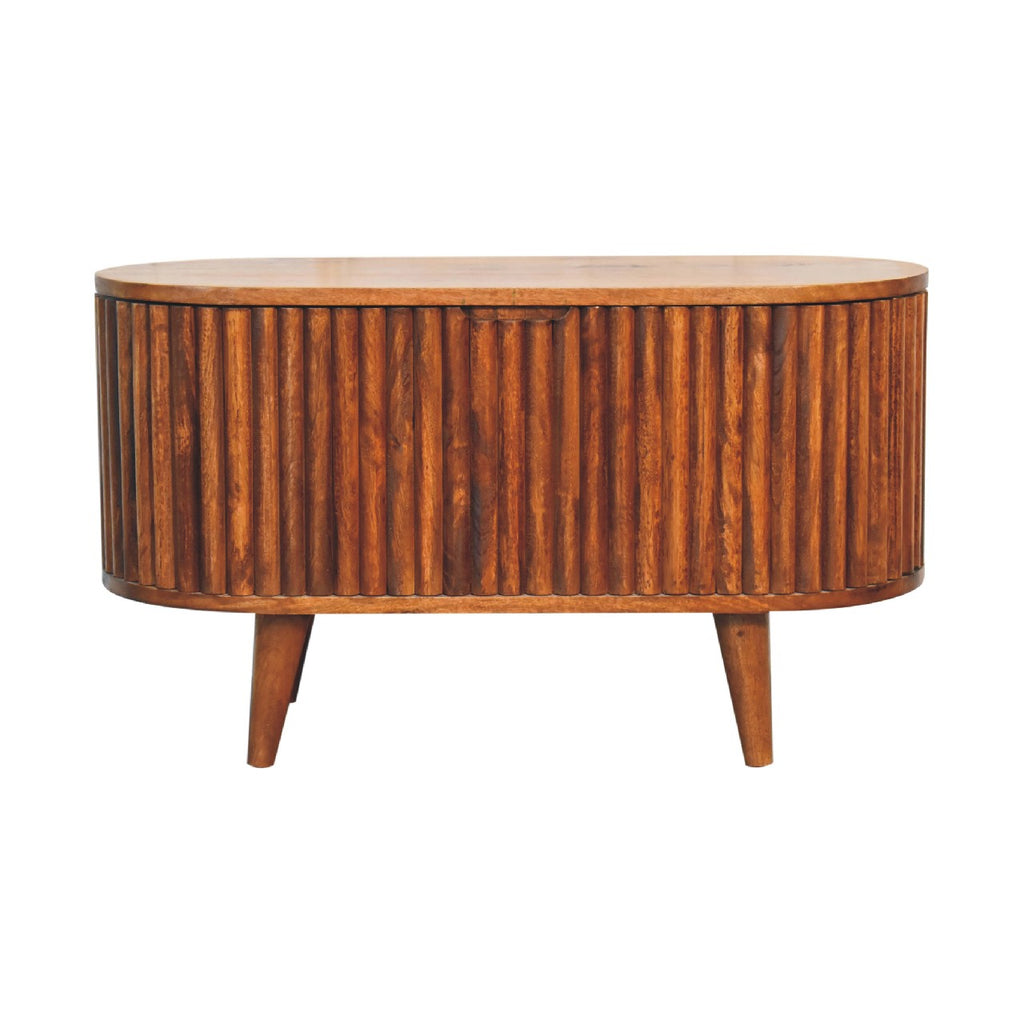 Reeve Lid Up Blanket Box, Chestnut
