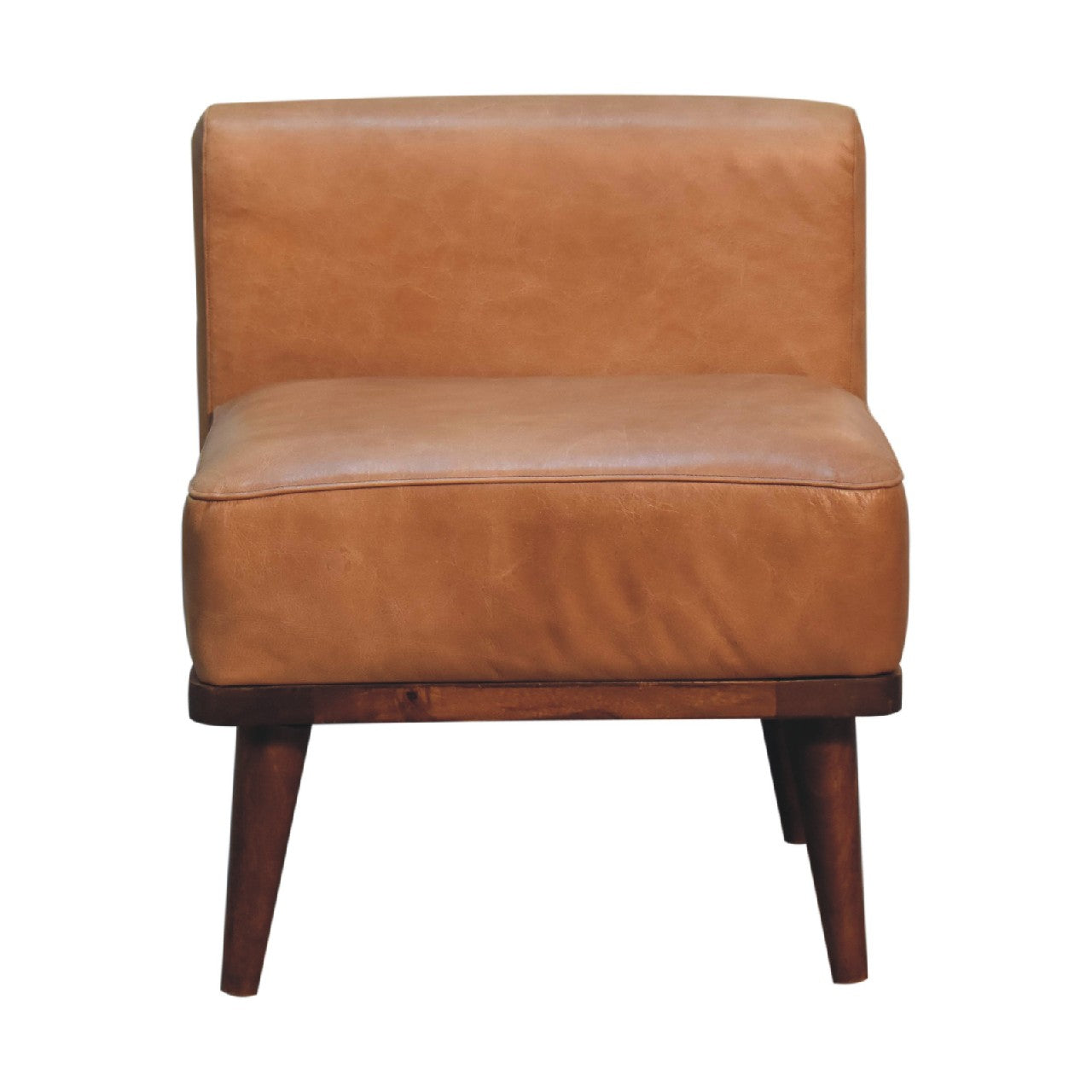 Leather Backrest Stool