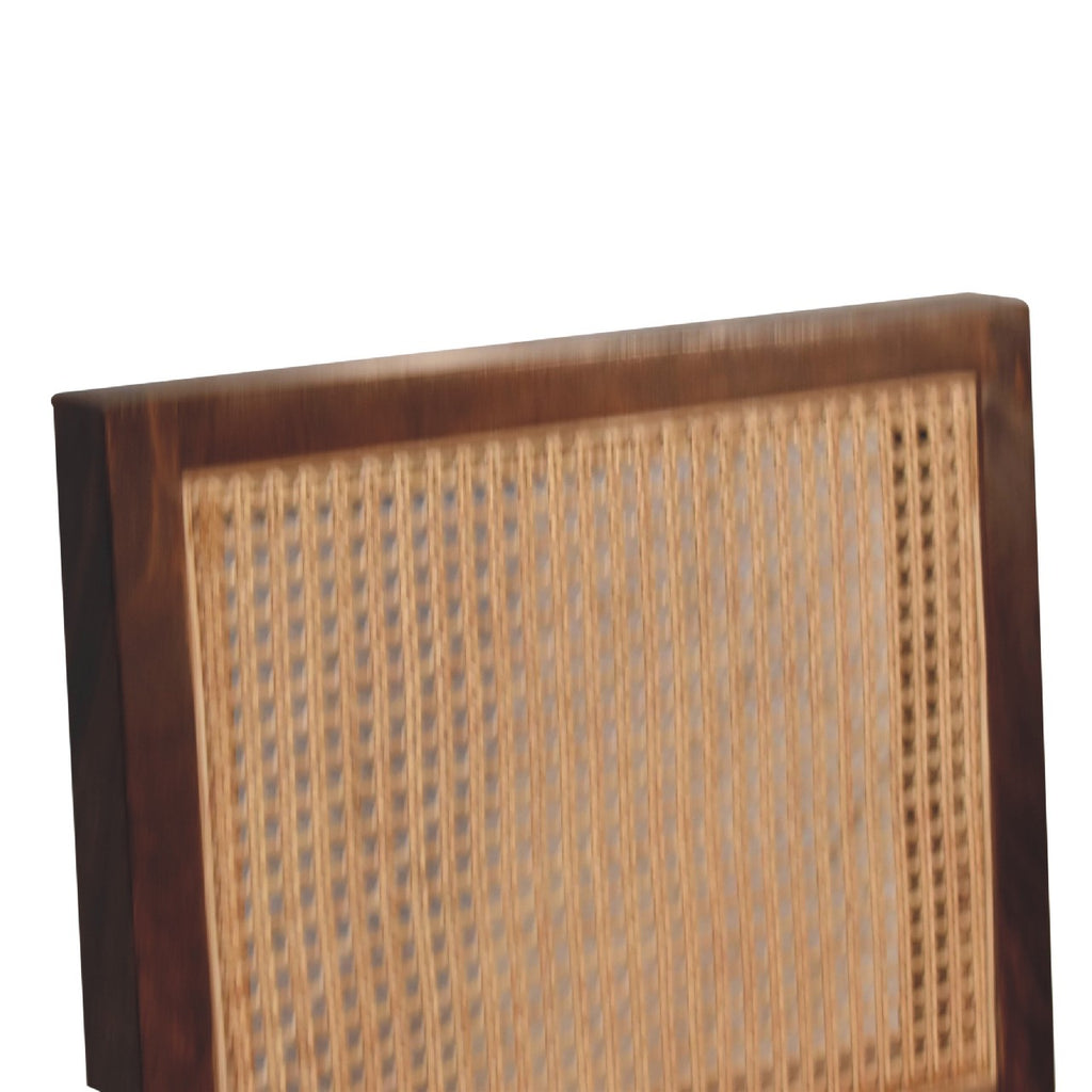 Rattan Boucle Dining Chair