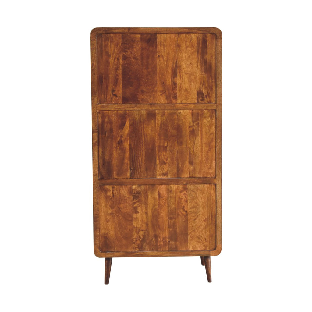 Arto Double Wardrobe, Chestnut Finish