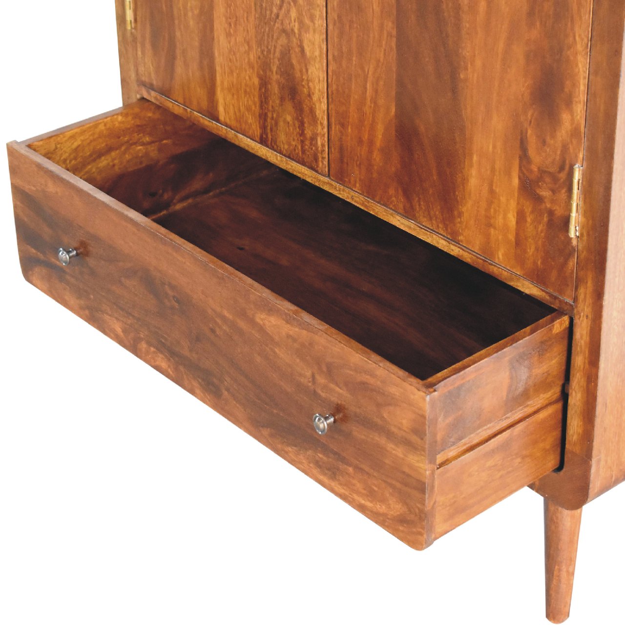 Arto Double Wardrobe, Chestnut Finish
