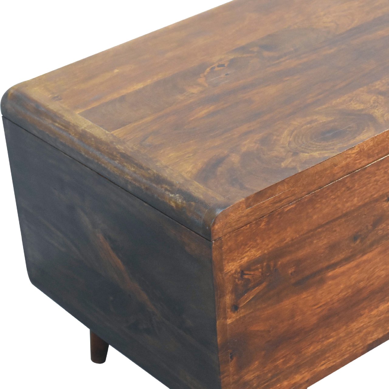 Curved Lid up Blanket Box