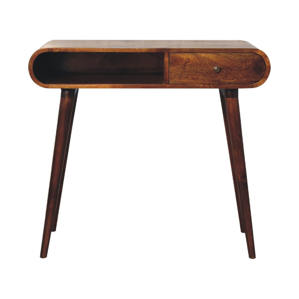 London Desk with Drawer, Chestnut
