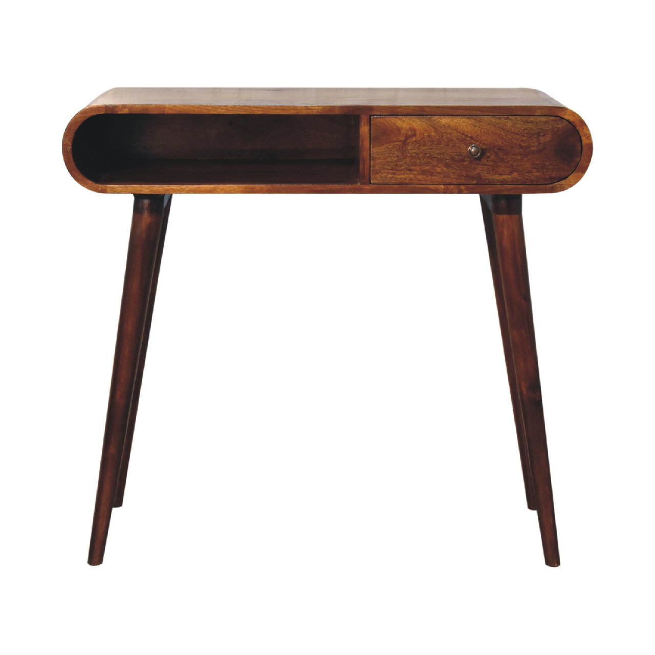 London Desk with Drawer, Chestnut