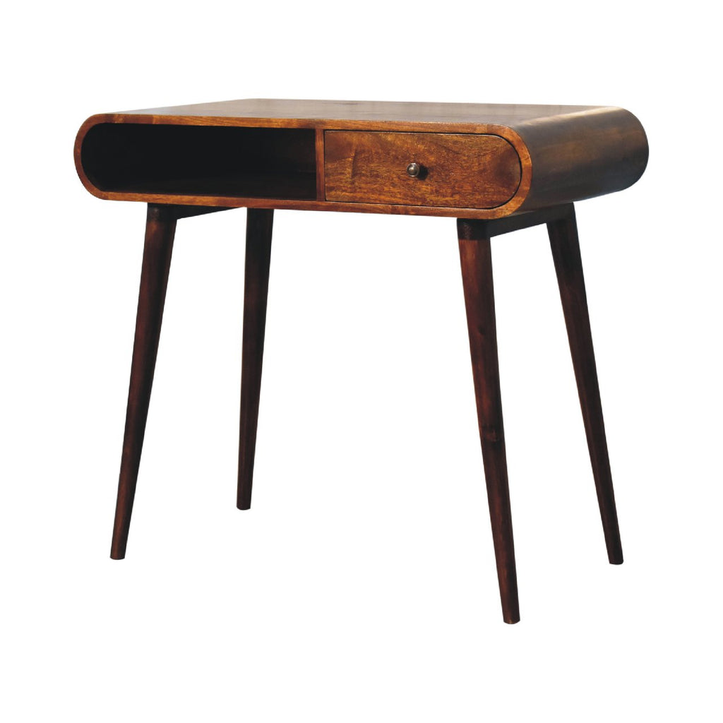 London Desk with Drawer, Chestnut