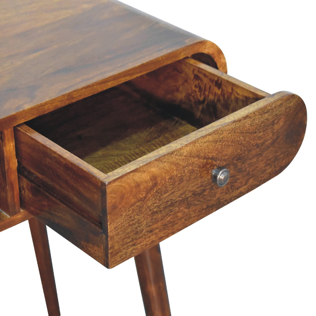London Desk with Drawer, Chestnut