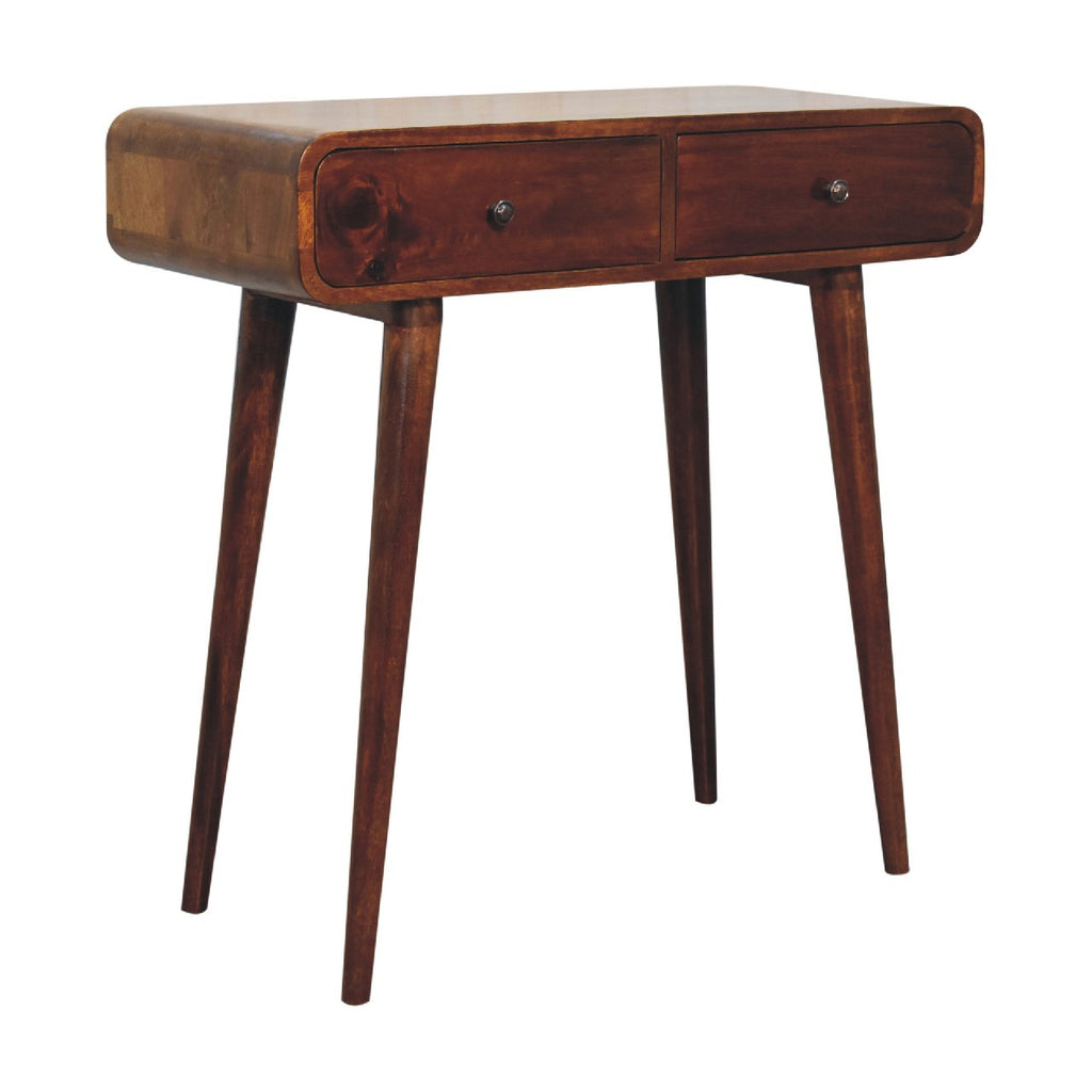 Arto Console Table, Chestnut